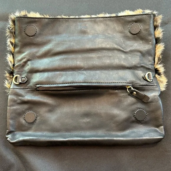 💜Juicy Couture Faux Fur Leopard Clutch 2 for $20! - Picture 4 of 12